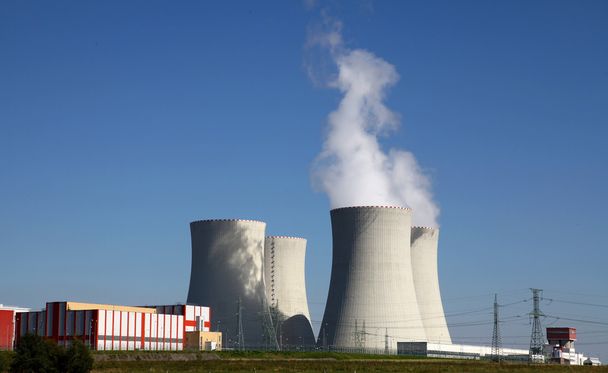 Temelin atomerőmű Csehországban Európában - Fotó, kép