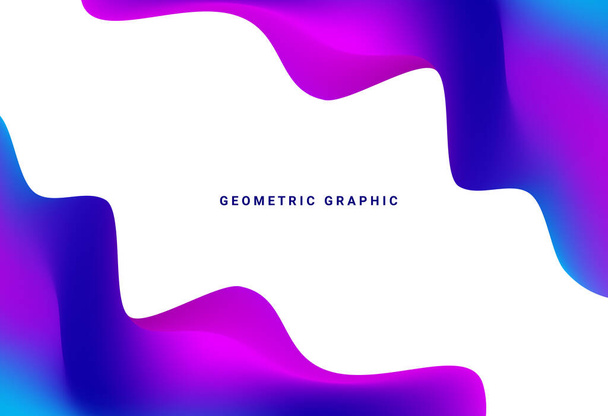 Современный динамический геометрический вектор дизайна  - Вектор,изображение