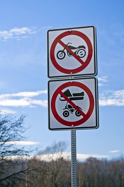 Nessun segno di traffico motocicli
. - Foto, immagini
