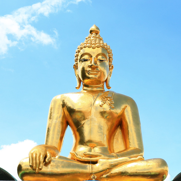 The golden Buddha - Foto, Imagem