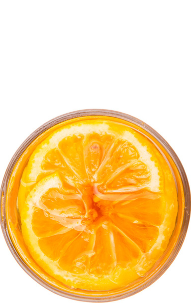 Remedio casero de rodajas de limón y miel
 - Foto, Imagen
