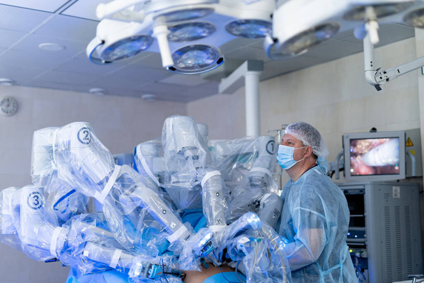 New modern robotic surgery. Surgical healthcare operation technology. - Fotografie, Obrázek