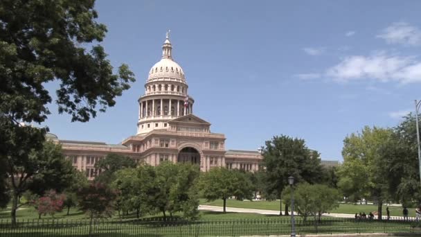 Τέξας κράτος Capitol εξωτερικό - Πλάνα, βίντεο