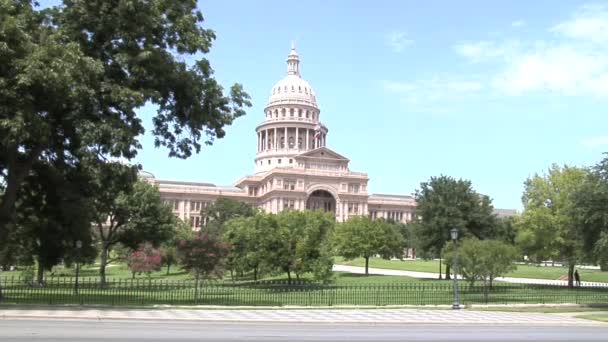 Texas devlet Capitol dış - Video, Çekim