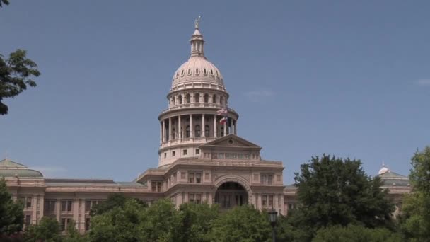 Texas állam Capitol külső - Felvétel, videó