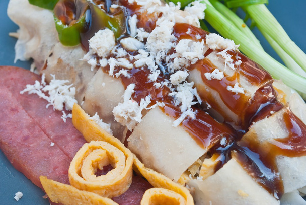 tailandesas rollos frescos de primavera, deliciosa comida, Tailandia, comida asiática
.  - Foto, Imagen