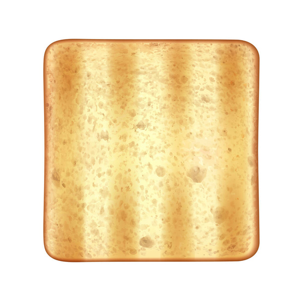 縦縞トースト組成物 - ベクター画像