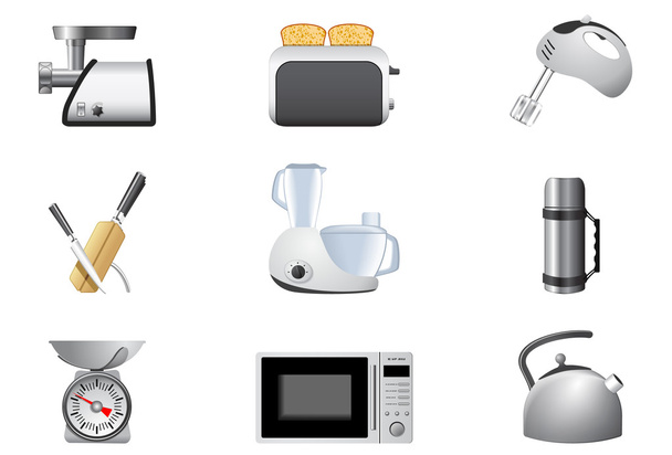Οικιακές συσκευές | Κουζίνα - Διάνυσμα, εικόνα