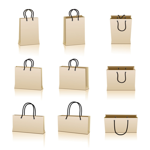 bolsas de compras - Vector, imagen