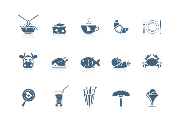 Пищевые иконы: Piccolo series 2
 - Вектор,изображение