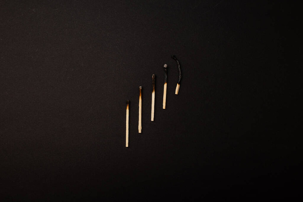 Matches lie on the background - 写真・画像