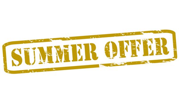 Summer offer - Vector, Image