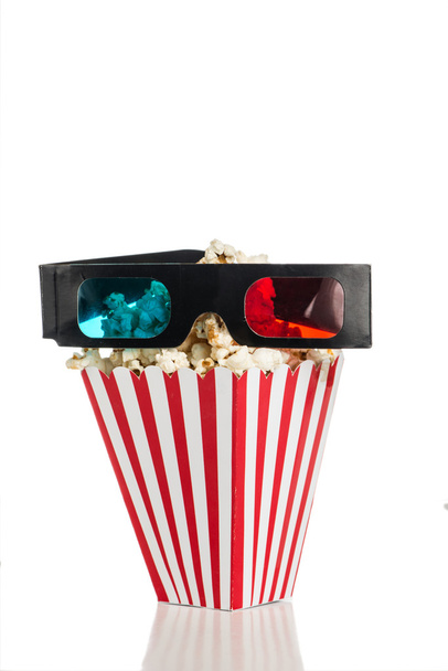 Box of Popcorn Isolated - Foto, afbeelding