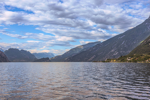 Landscape of the water of lake Garda, Italy - Fotó, kép