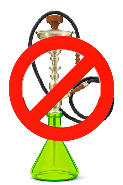 No smoking hookah sign - Photo, Image