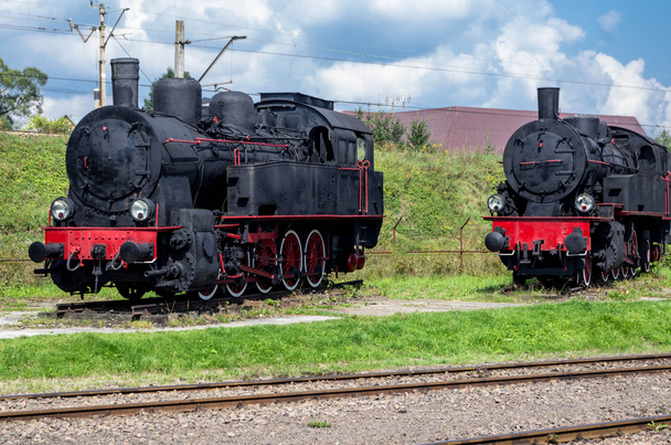 eski buharlı lokomotif - Fotoğraf, Görsel