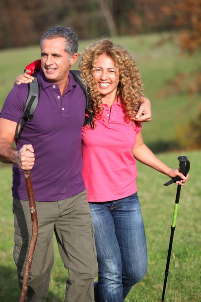 Couple on a hiking day - Photo, Image