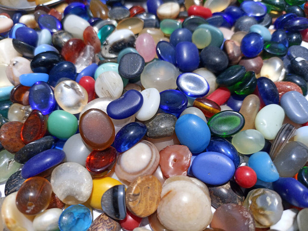 multiple colored stone on shop for sell - Photo, Image