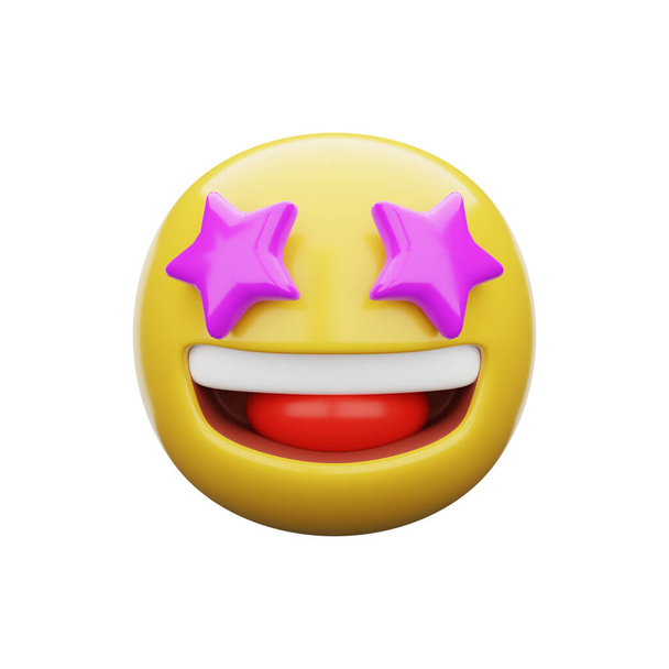 3d emoji Star Struck - Fotografie, Obrázek