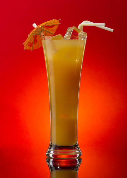 Cocktail with Orange and ice - Foto, Imagem