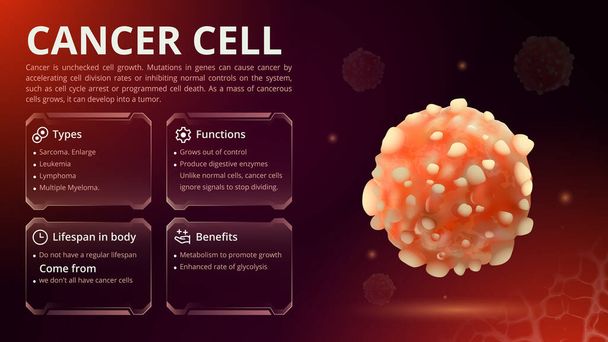 Structure, Function and Types of Bone Cell -Vector Image Design - Vector, Image