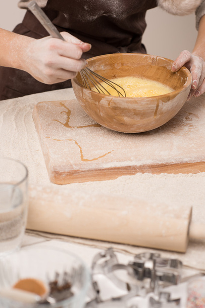Female hands preparing dough - Photo, image