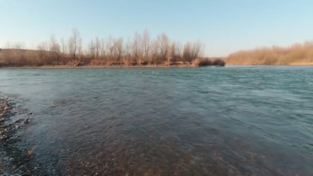 Panorama du débit de la rivière - Séquence, vidéo
