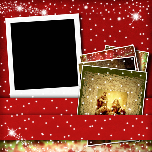 Cadre photo carte de voeux de Noël
 - Photo, image