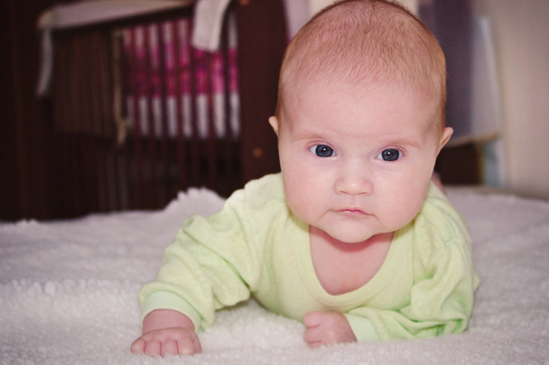 Egy csecsemő portréja - Fotó, kép