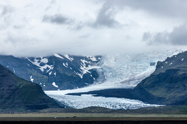 Glaciar tongue in background - Photo, Image