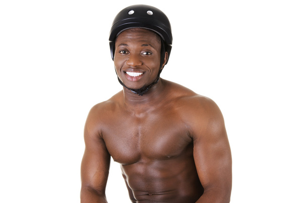 Happy african sportsman - Valokuva, kuva
