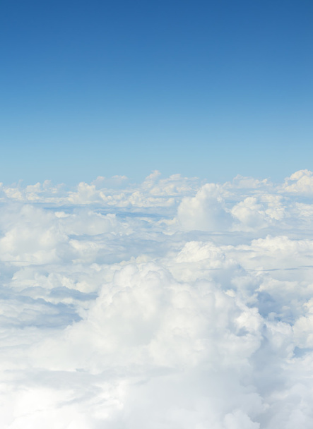 nube blanca y cielo azul imagen de fondo - Foto, imagen