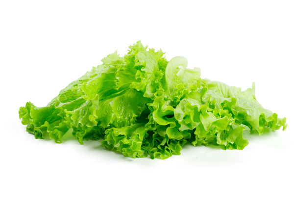 Několik listů hlávkového salátu - Fotografie, Obrázek