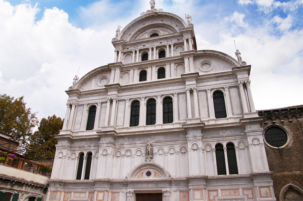Εκκλησία από το μεγάλο κανάλι στη Βενετία Ιταλία - Φωτογραφία, εικόνα