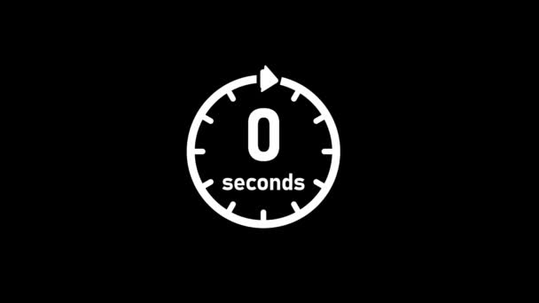 Clock , timer (time passage , waiting time) animation (4K) | 30 seconds - Footage, Video