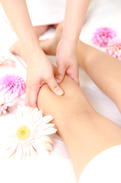 Woman getting a foot massage　 - Zdjęcie, obraz