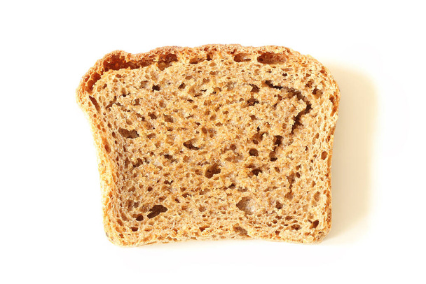 Сухий хліб на світлому фоні. Хлібне житнє, пшениця
. - Фото, зображення