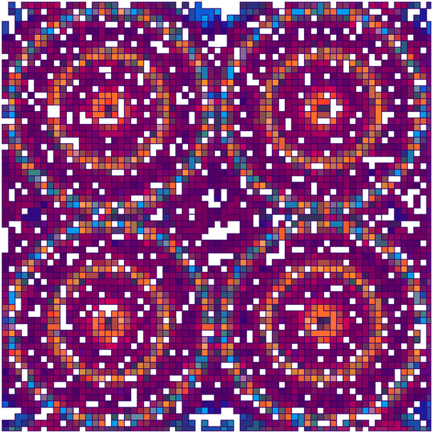 Color vector mosaico azulejos fondo
 - Vector, imagen