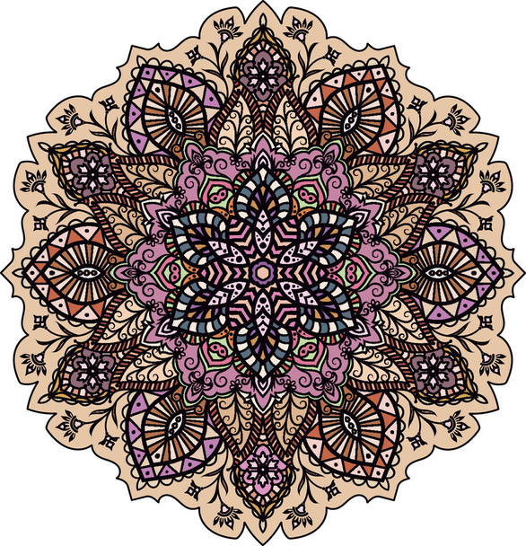 Ornamental lace pattern - Wektor, obraz