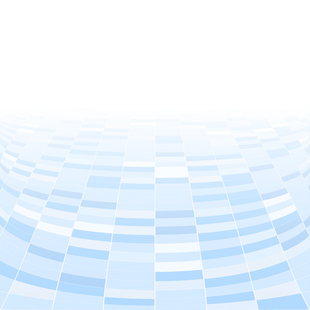 Fondo azul mosaico con perspectiva
 - Vector, imagen