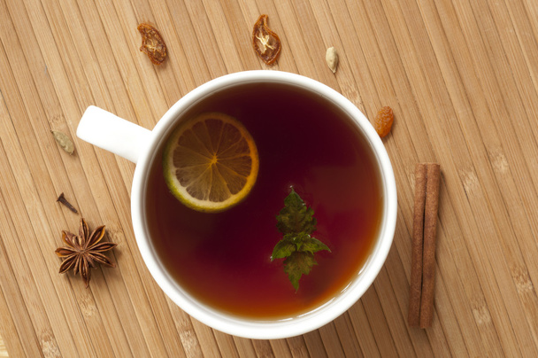 Tea lime és menta - Fotó, kép