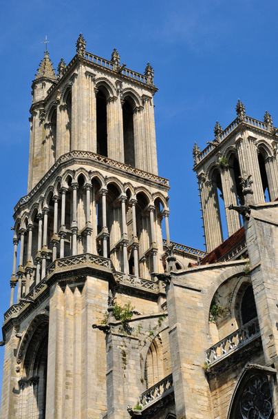 France, the historical collegiate church of Mantes la Jolie - Foto, Imagen
