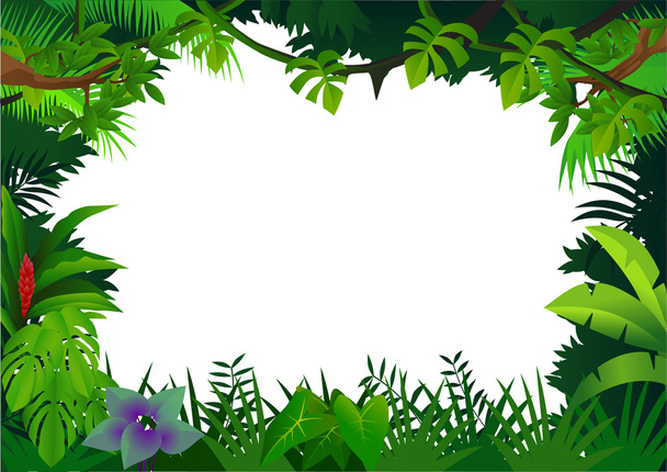 Forest background - Vector, Image
