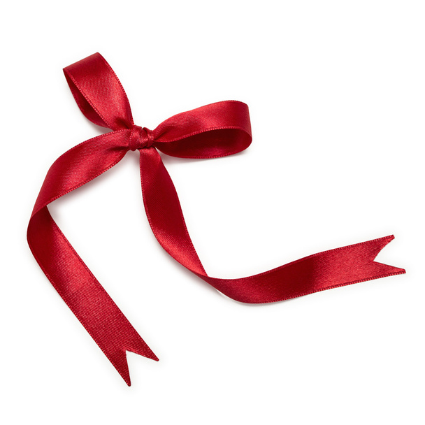 Red Ribbon Bow - Foto, afbeelding