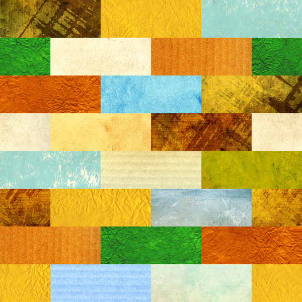 Seamless background with paper patterns - Zdjęcie, obraz