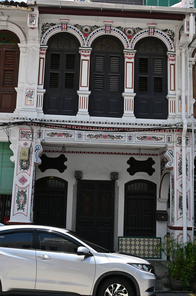 Georgetown, Penang Malaysia - May 14, 2022: The Amazing Scenery of around Armenian Street and Georgetown - Foto, Imagen