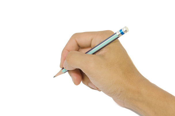 Hand mit Bleistift - Foto, Bild
