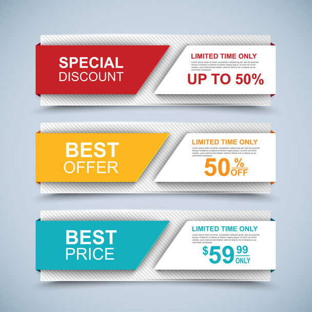 Collection sale banners - Vector, Image