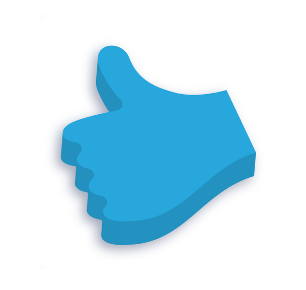 3d Like Button - Vector, Image