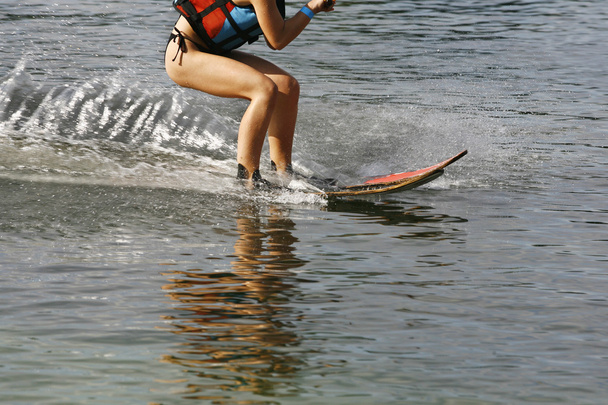Water Skiing sport on a Lake - Photo, Image